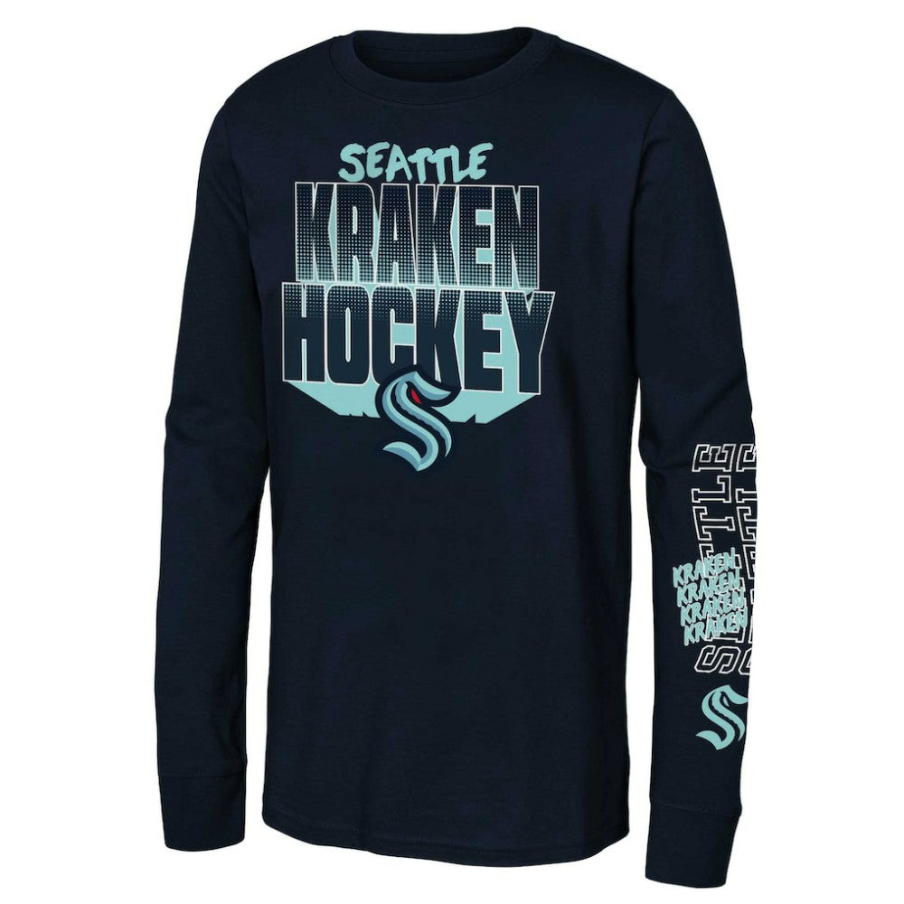 NHL Seattle Kraken Youth Deep Sea Blue - Navy
