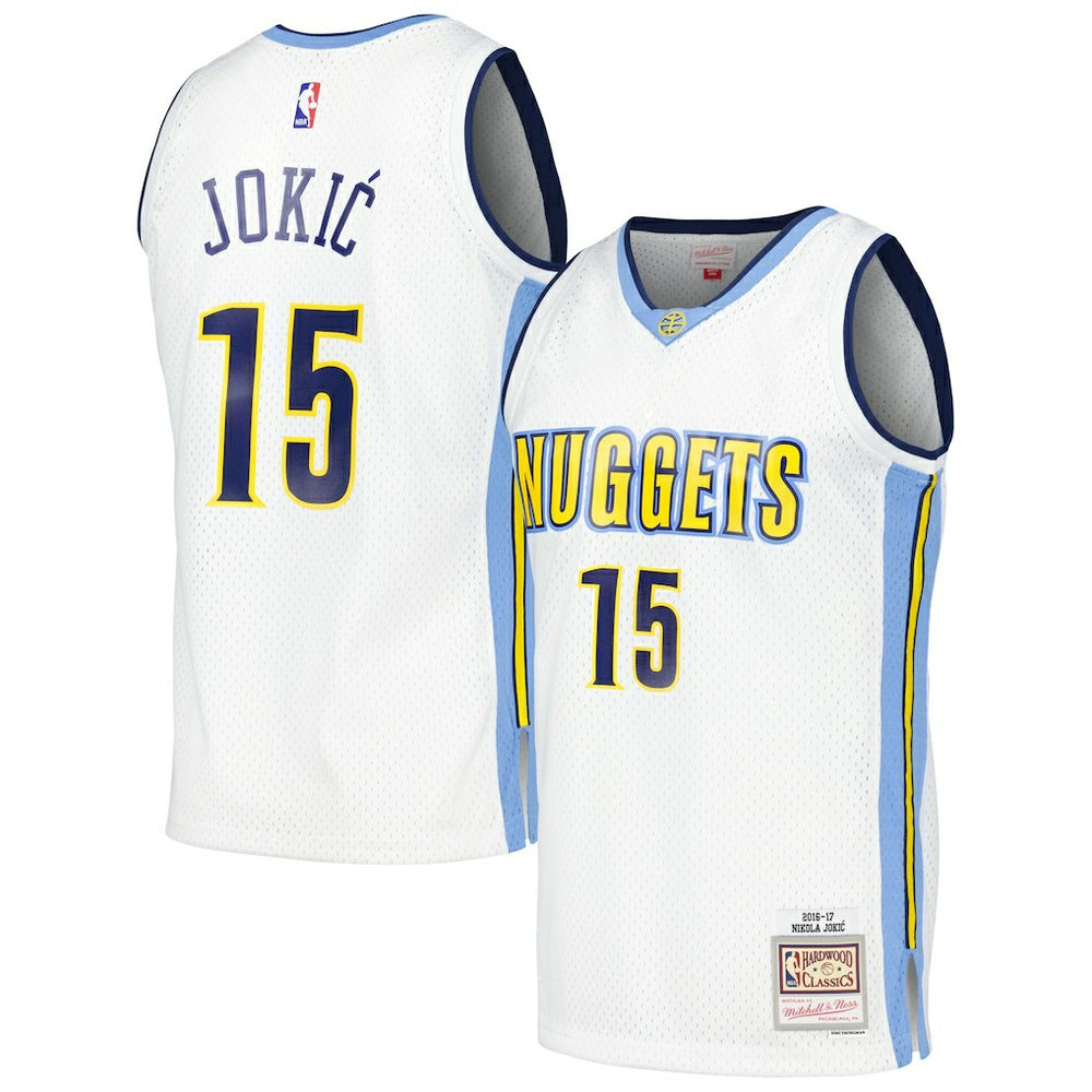 NBA Nikola Jokic Denver Nuggets 2016/17 Throwback Swingman Jersey sale - White