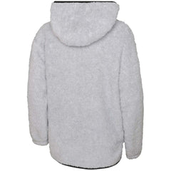 NHL New Jersey Devils Girls Youth Ultimate Teddy Fleece Pullover Hoodie - Gray
