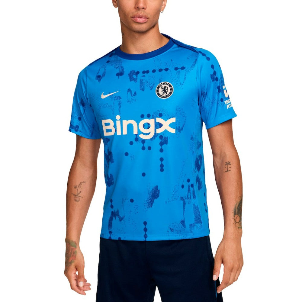 Chelsea 2024/25 Academy Pro Pre-Match Top Blue