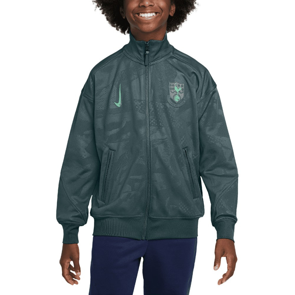 Tottenham Hotspur Youth 2024/25 Third Academy Pro Anthem Full Zip Jacket Green