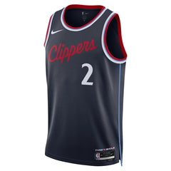 NBA Kawhi Leonard LA Clippers Unisex 2024/25 Swingman Jersey - Navy - Icon Edition