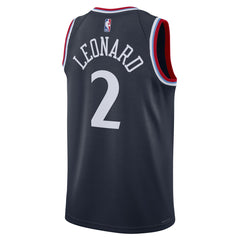 NBA Kawhi Leonard LA Clippers Unisex 2024/25 Swingman Jersey - Navy - Icon Edition