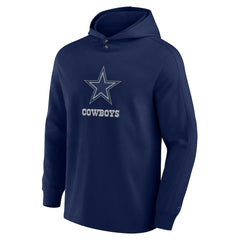 Dallas Cowboys Elements Blaze Tri-Blend Long Sleeve Hoodie T-Shirt Navy