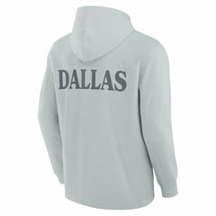 Dallas Cowboys Elements Blaze Tri-Blend Long Sleeve Hoodie T-Shirt Gray