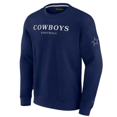 Dallas Cowboys Unisex Elements Unlimited Fleece Pullover Sweatshirt Navy