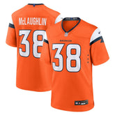 Jaleel McLaughlin Denver Broncos Team Game Jersey Orange