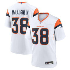 NFL Jaleel McLaughlin Denver Broncos Game Jersey - White