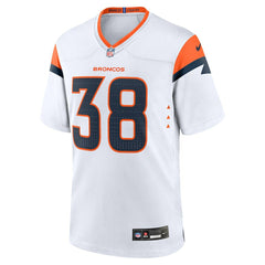 NFL Jaleel McLaughlin Denver Broncos Game Jersey - White