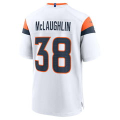 NFL Jaleel McLaughlin Denver Broncos Game Jersey - White