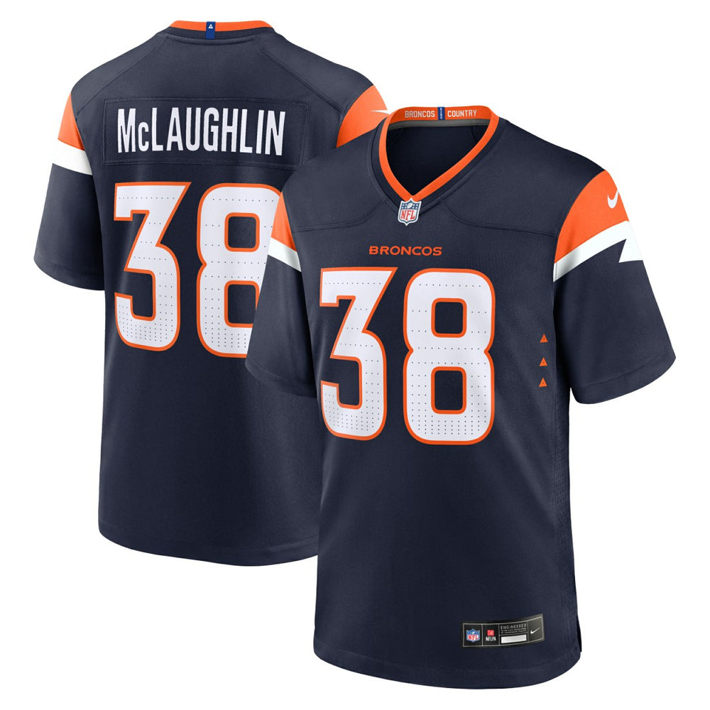 NFL Jaleel McLaughlin Denver Broncos Alternate Game Jersey - Navy