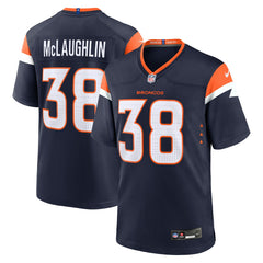 NFL Jaleel McLaughlin Denver Broncos Alternate Game Jersey - Navy
