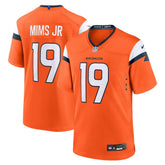 Marvin Mims Jr Denver Broncos Team Game Jersey Orange