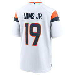 NFL Marvin Mims Jr Denver Broncos Game Jersey - White