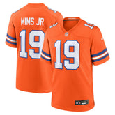 Marvin Mims Jr Denver Broncos Mile High Collection 1977 Throwback Player Game Jersey Orange