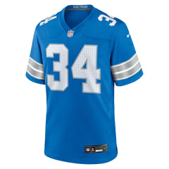 NFL Alex Anzalone Detroit Lions Game Jersey - Blue