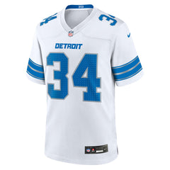 NFL Alex Anzalone Detroit Lions White Game Jersey - White