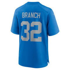 NFL Brian Branch Detroit Lions Alternate Game Jersey - Blue