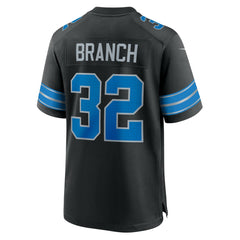 NFL Brian Branch Detroit Lions Alternate Game Jersey - Black