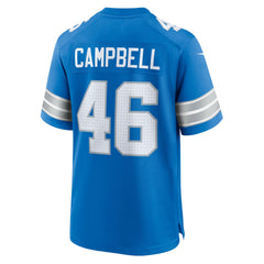 Jack Campbell Detroit Lions Game Jersey Blue