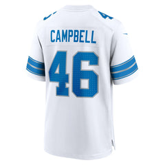 NFL Jack Campbell Detroit Lions White Game Jersey - White