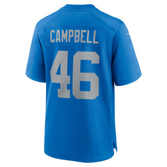 NFL Jack Campbell Detroit Lions Alternate Game Jersey - Blue