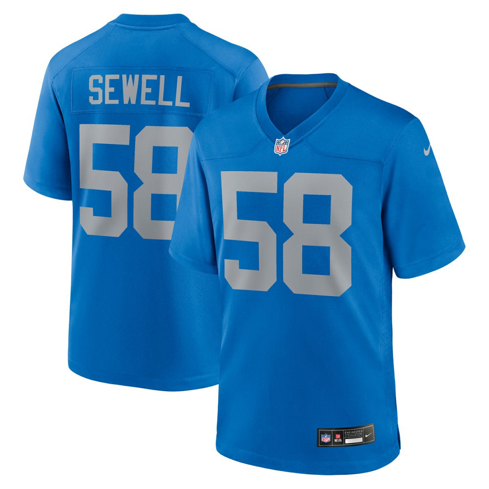 NFL Penei Sewell Detroit Lions Alternate Game Jersey - Blue