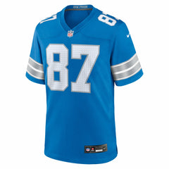 NFL Sam LaPorta Detroit Lions Game Jersey - Blue