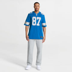 NFL Sam LaPorta Detroit Lions Game Jersey - Blue