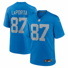 NFL Sam LaPorta Detroit Lions Alternate Game Jersey - Blue