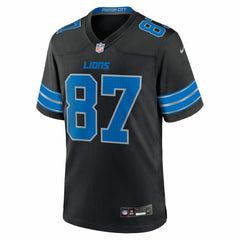 NFL Sam LaPorta Detroit Lions 2nd Alternate Game Jersey - Black