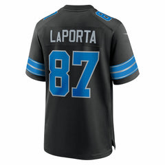 NFL Sam LaPorta Detroit Lions 2nd Alternate Game Jersey - Black