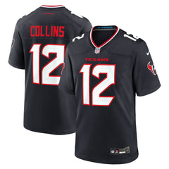 NFL Nico Collins Houston Texans Game Jersey - Navy