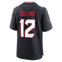 NFL Nico Collins Houston Texans Game Jersey - Navy