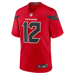 NFL Nico Collins Houston Texans Alternate Game Jersey - Red