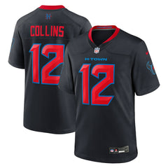NFL Nico Collins Houston Texans 2nd Alternate Game Jersey - Navy