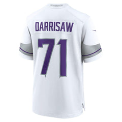 NFL Christian Darrisaw Minnesota Vikings Alternate Game Jersey - White