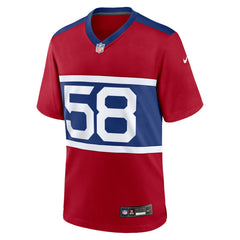 NFL Bobby Okereke New York Giants Alternate Player Game Jersey - Century Red
