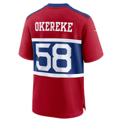 NFL Bobby Okereke New York Giants Alternate Player Game Jersey - Century Red