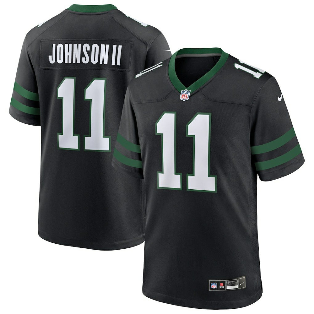 NFL Jermaine Johnson II New York Jets Alternate Game Jersey - Legacy Black