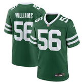 Quincy Williams New York Jets Game Player Jersey – Legacy Green