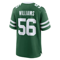NFL Quincy Williams New York Jets Game Player Jersey?�C Legacy Green