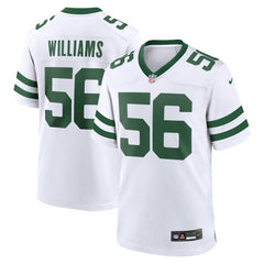 NFL Quincy Williams New York Jets Game Jersey - Legacy White