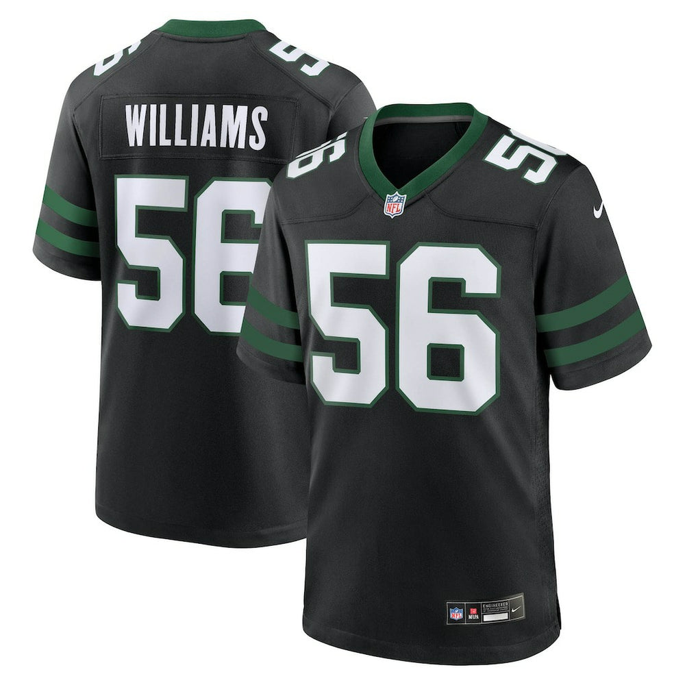 NFL Quincy Williams New York Jets Alternate Game Jersey - Legacy Black