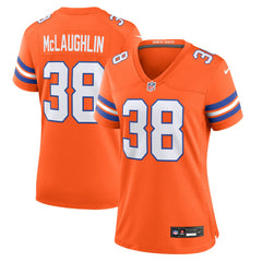 NFL Jaleel McLaughlin Denver Broncos Women's Mile High Collection 1977 Throwback Player Game Jersey - Orange