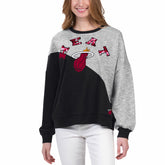 Miami Heat G-III 4Her by Carl Banks Women's Benches Split Pullover Sweatshirt Black