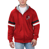 Portland Trail Blazers G-III Sports by Carl Banks Contender Full-Zip Hoodie Jacket Red