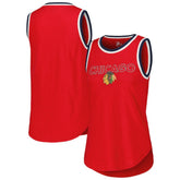 NHL Chicago Blackhawks G-III 4Her by Carl Banks Women's Strategy Tank Top - Red
