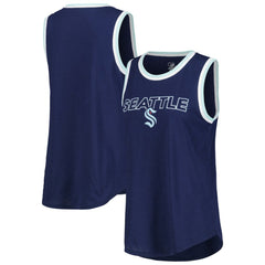 NHL Seattle Kraken G-III 4Her by Carl Banks Women's Strategy Tank Top - Deep Sea Blue
