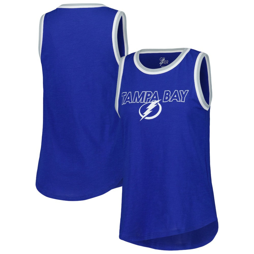 NHL Tampa Bay Lightning G-III 4Her by Carl Banks Women's Strategy Tank Top - Blue